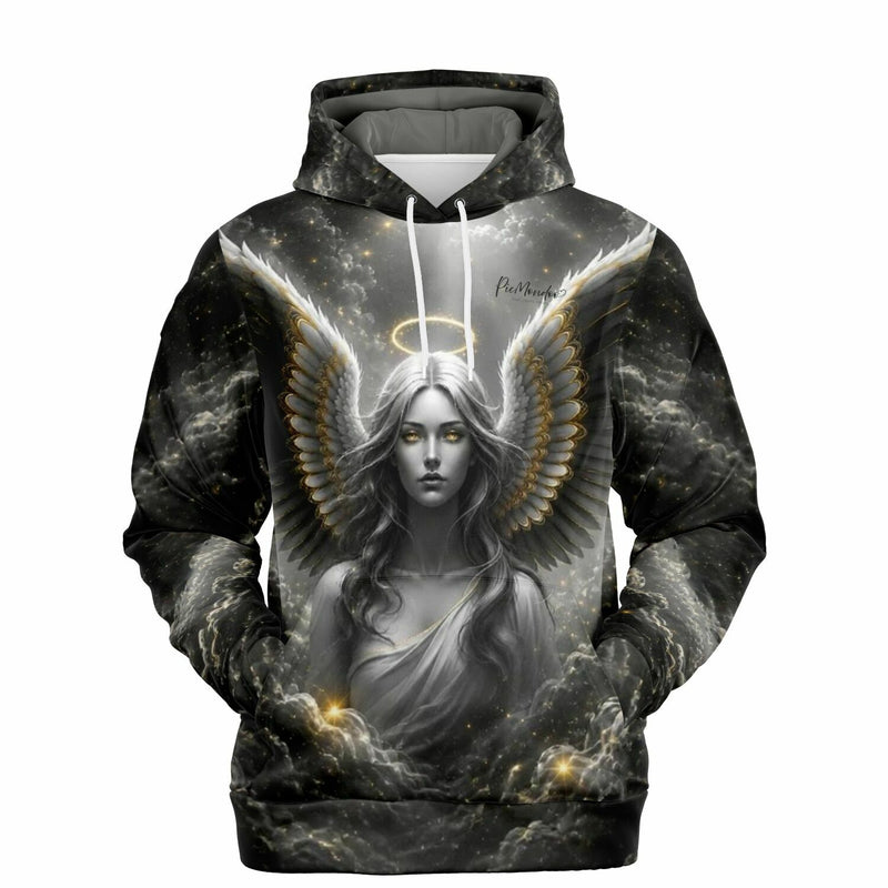 Dreamer Hoodie Golden Angel mit Engel-Motiv, passend zu Fan-Art von Diamond Painting und Malen nach Zahlen Kunstwerken.