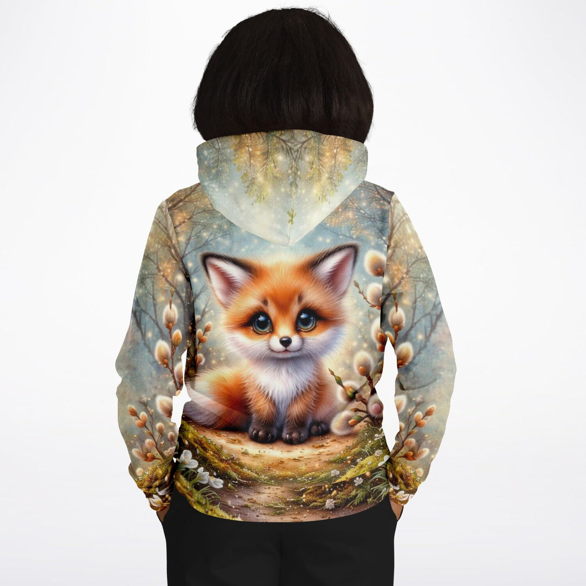 Dreamer Hoodie mit niedlichem Fuchs-Motiv im Stil von Diamond Painting und Malen nach Zahlen Designs