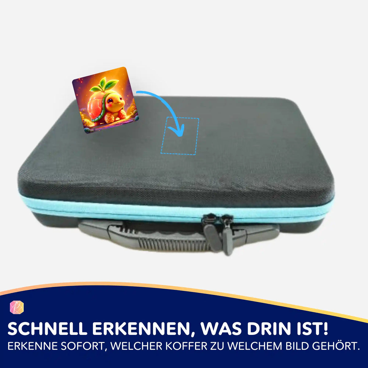 Picmondoo Frutty Aufkleber zur Organisation von Diamond Painting Koffer und Malen nach Zahlen Zubehör