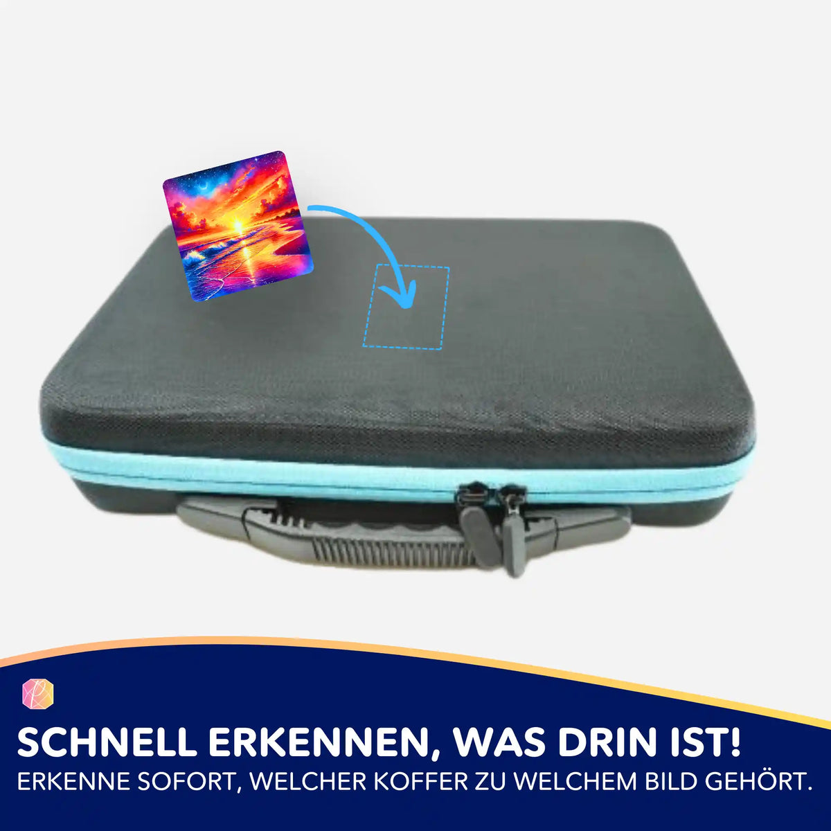 Picmondoo Sticker für Diamond Painting Aufbewahrungskoffer zur Kennzeichnung von Diamanten Painting Zubehör
