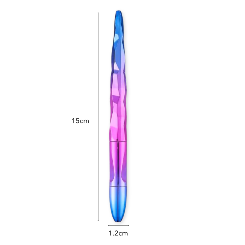 Ergonomischer Diamond Painting Stift im Magical Colors Design, 15cm langes Werkzeug für Diamanten Painting Zubehör