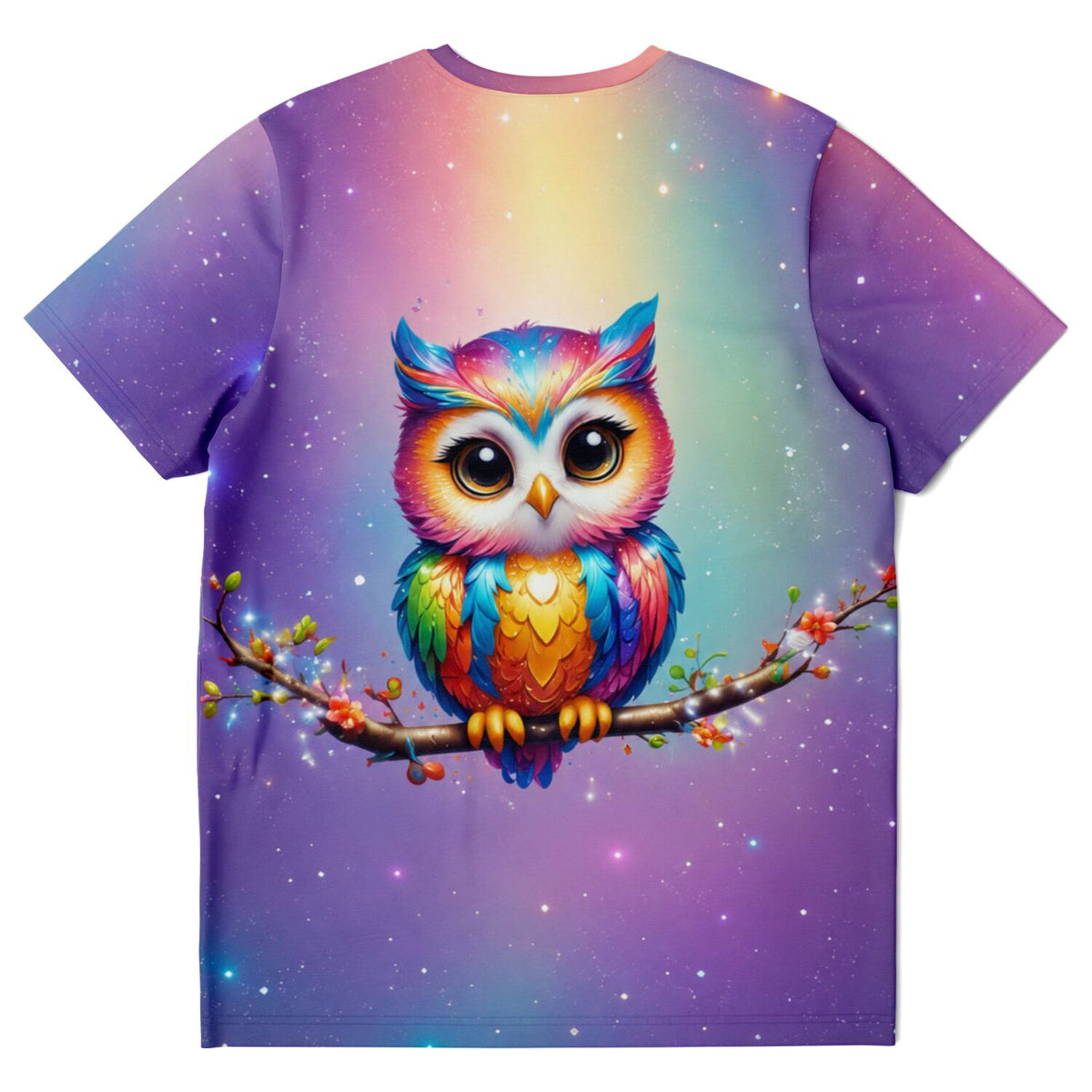 Dreamer T-Shirt mit buntem Eulen-Motiv Fridolin, ideal für Fans von Diamond Painting und Malen nach Zahlen