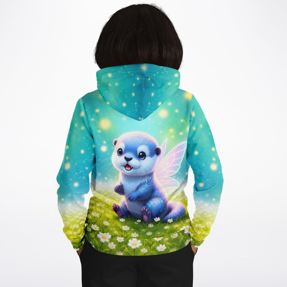 Dreamer Hoodie mit niedlichem Feenotter Mira Motiv, perfekt für Fans von Malen nach Zahlen und kreativen DIY Designs.
