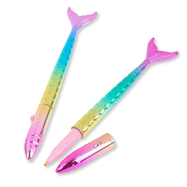 Bunter Diamond Painting Stift im Meerjungfrauen-Design als ergonomisches Werkzeug für dein Diamond Painting Zubehör