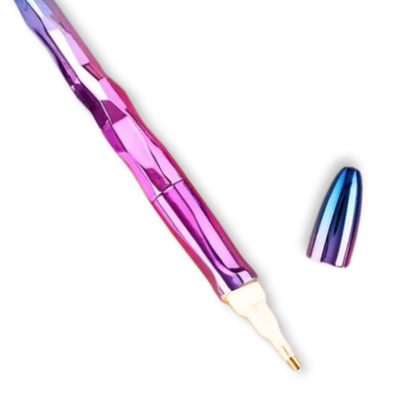 XXL Diamond Painting Stift in glänzendem Magical Colors Design für präzises Arbeiten mit Diamanten Painting Zubehör