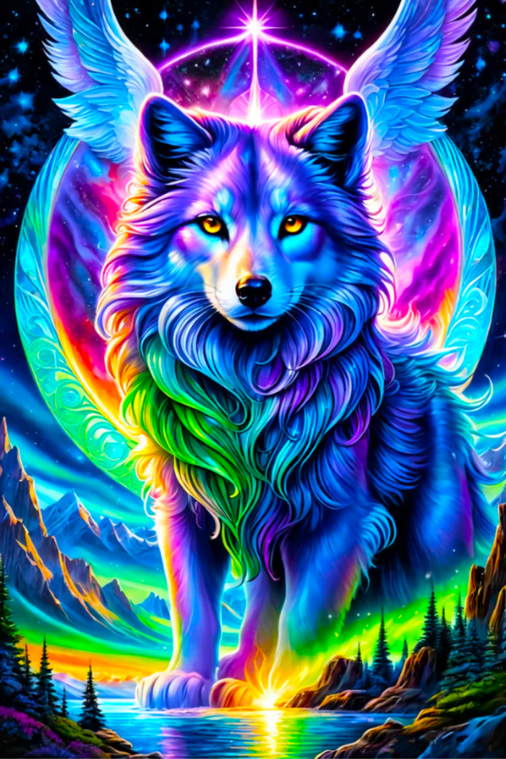 Diamond Painting - Gardien ailé