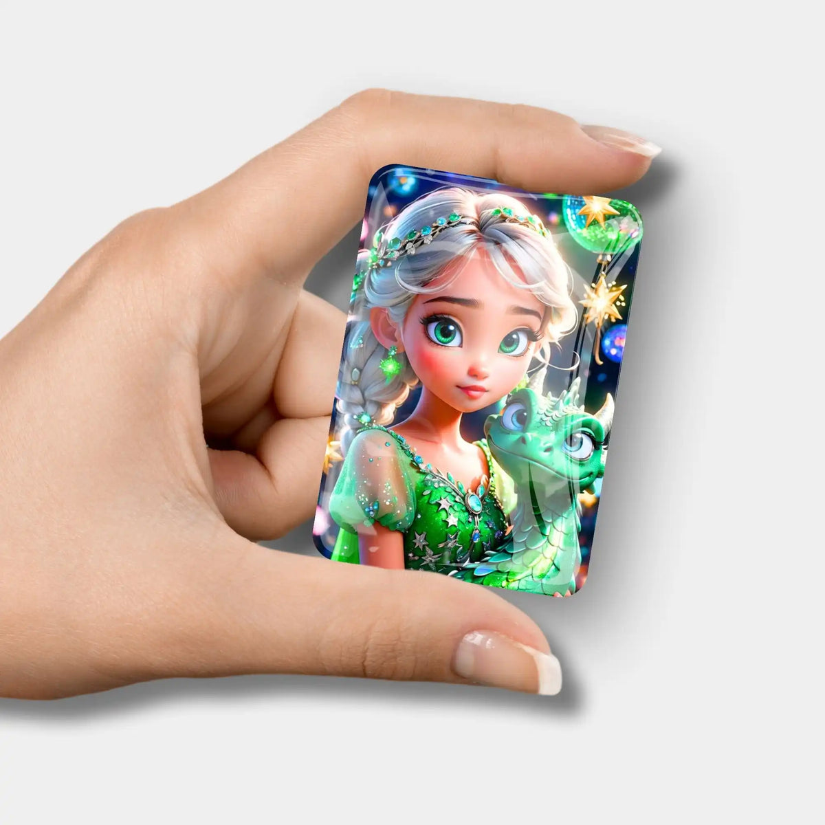 Dragon Girl Magnet Cover Minder aus Glas als hilfreiches Zubehör für dein Diamond Painting Projekt