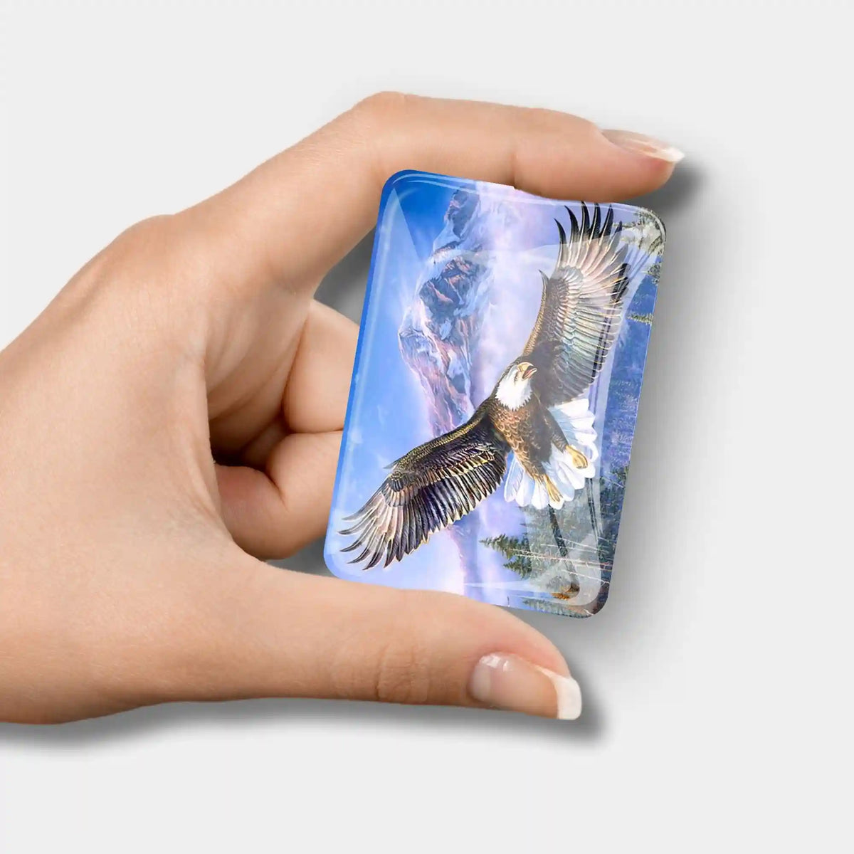 Glas Cover Minder mit Adler Motiv für Diamond Painting Zubehör – starker Magnet zum Halten der Leinwandfolie