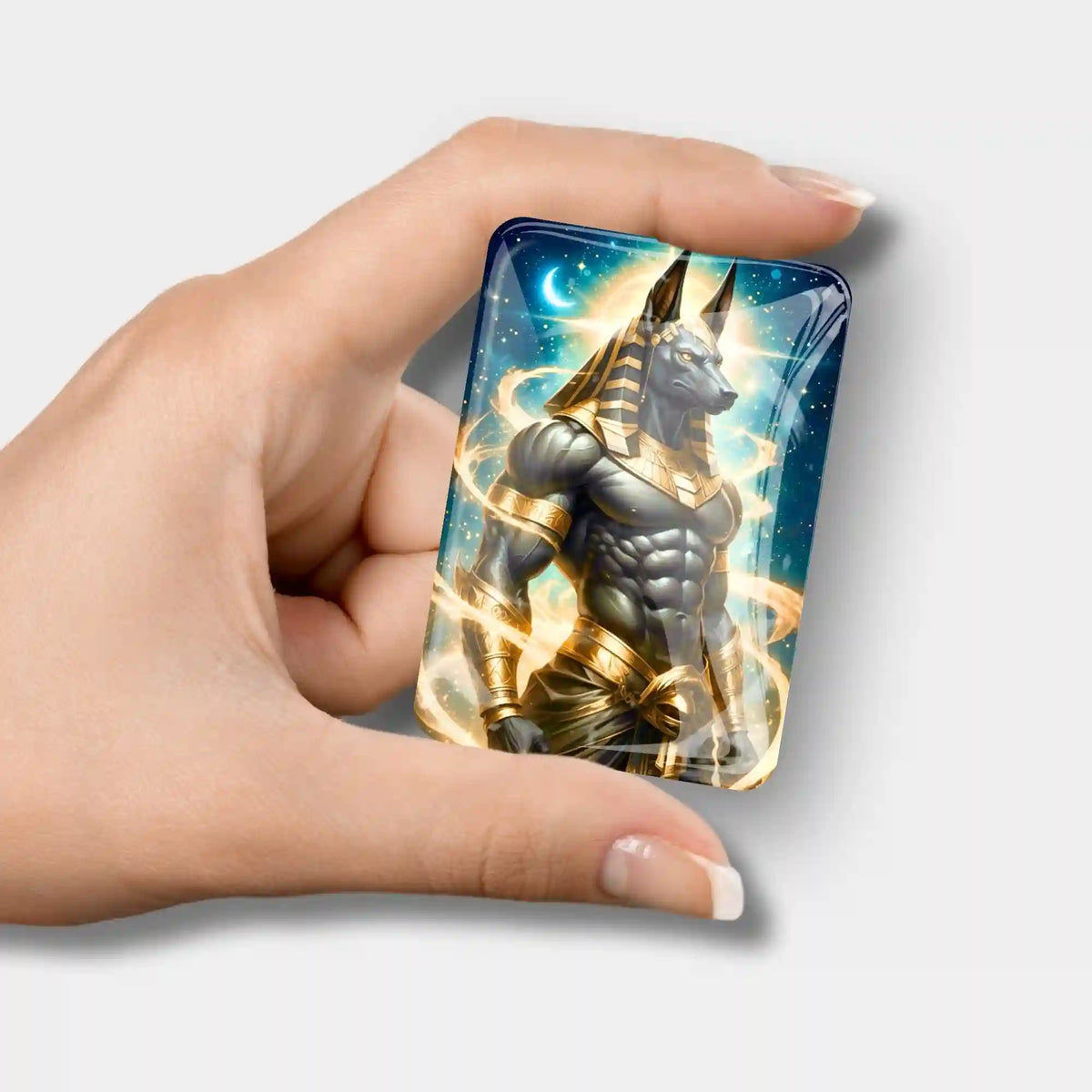 Anubis Cover Minder aus Glas als magnetisches Zubehör für dein nächstes Diamond Painting Projekt