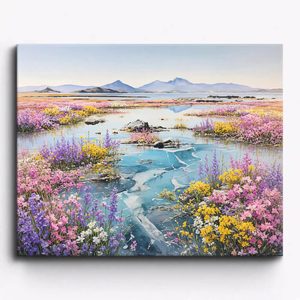 Peinture par numéros - Printemps coloré