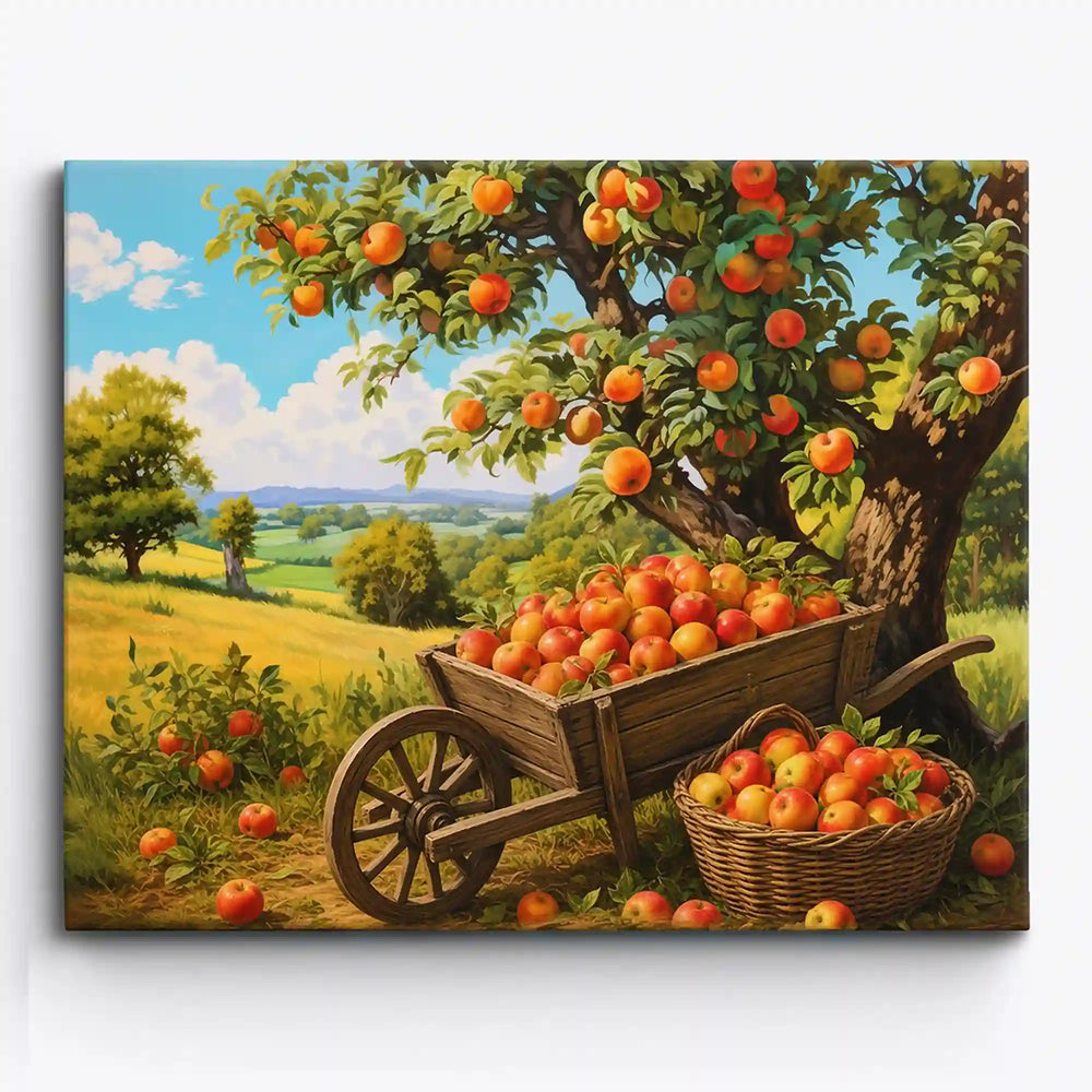 Peinture par numéros - Récolte au soleil