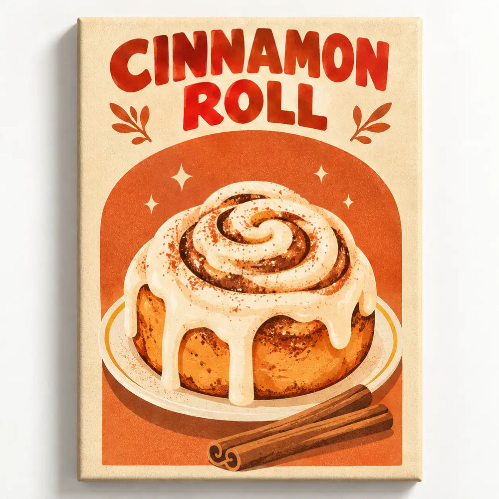 Malen nach Zahlen - Cinnamon Roll
