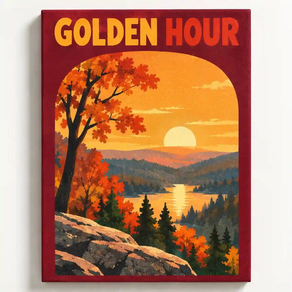 Malen nach Zahlen - Golden Hour