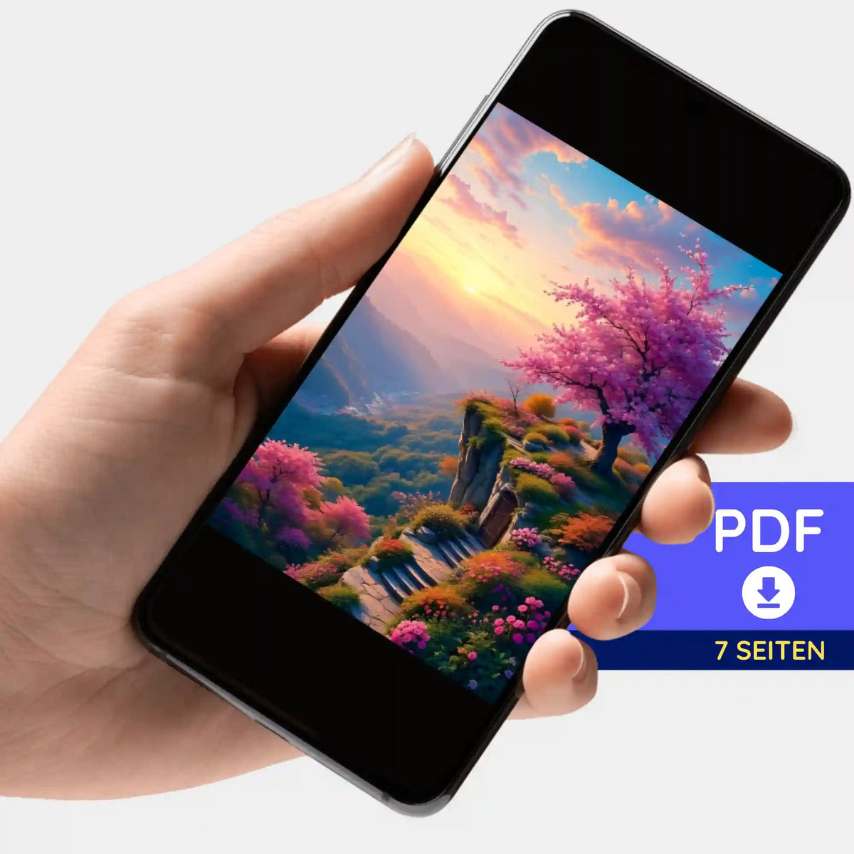 Digitale Picmondoo Bildmappe Morgendämmerung als PDF-Download für Diamond Painting und Malen nach Zahlen Projekte