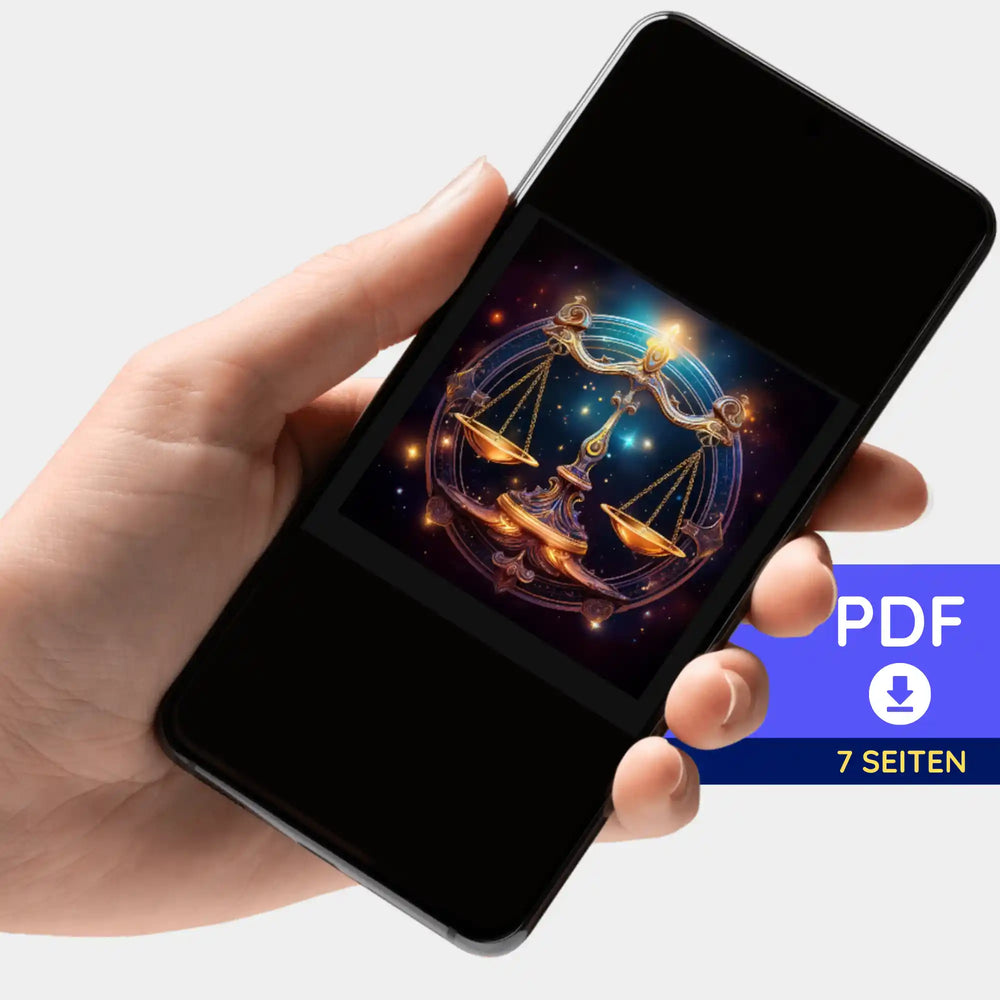Portfolio numérique - Signe du zodiaque Balance « Édition limitée »