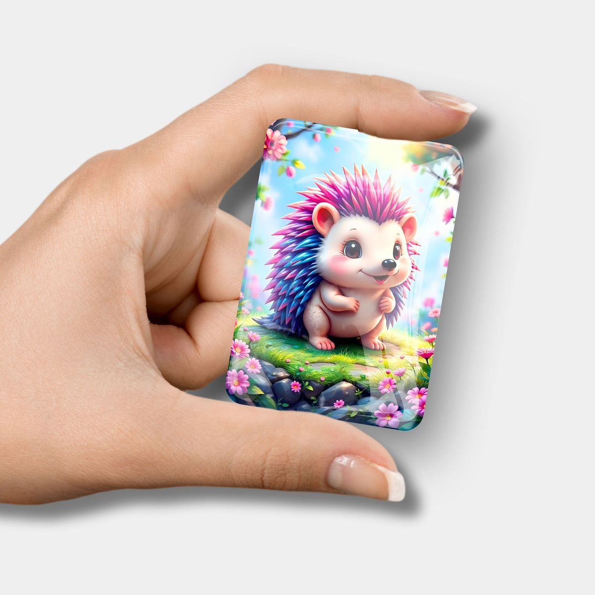 Igel Ilay Cover Minder aus Glas als magnetisches Accessoire für Diamond Painting Projekte und Kunstwerke.