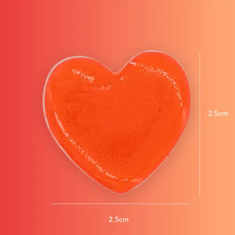 Rotes Diamond Painting Wachsherz als praktisches Klebezubehör für Diamanten Painting Projekte