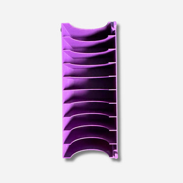 Violette 3D-gedruckte Diamond Painting Zipptütenbox zur übersichtlichen Aufbewahrung von Bastelzubehör und Steinchen.