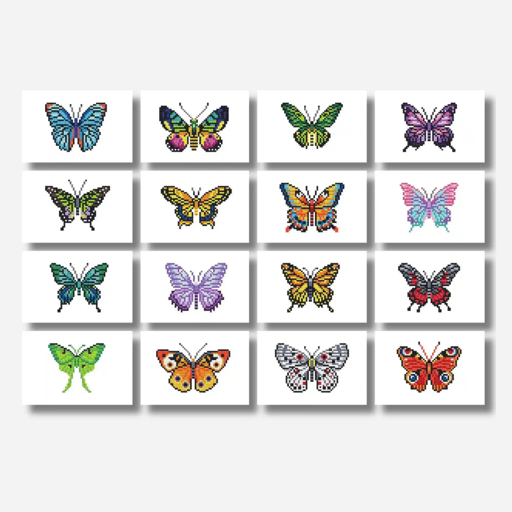 Mini-diamants - Papillons