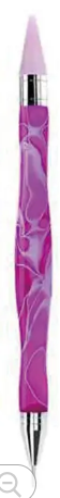 Lila Marmor Diamond Painting Stift mit Wachsspitze als hochwertiges Zubehör für 5D Diamanten Painting Projekte