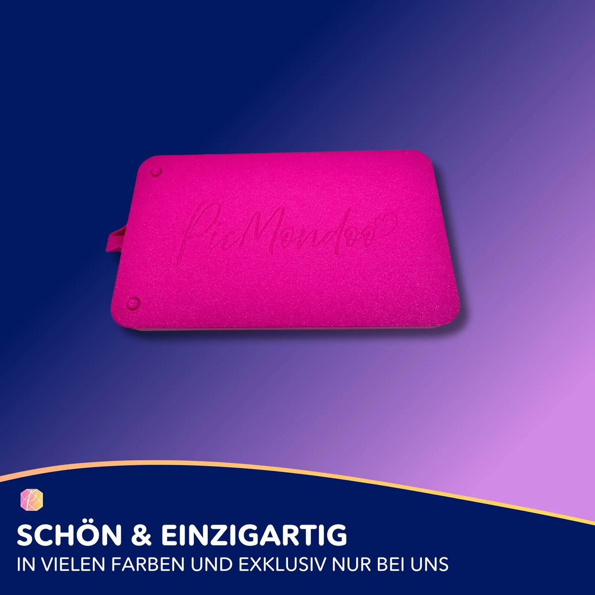 Pinkes XL Diamond Painting Schiffchen von Picmondoo als praktisches Zubehör für Diamanten Painting Sets