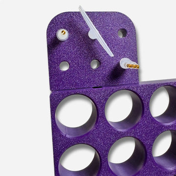 Violette 3D-gedruckte Halterung für Diamond Painting Aufsätze zur organisierten Aufbewahrung von Zubehör