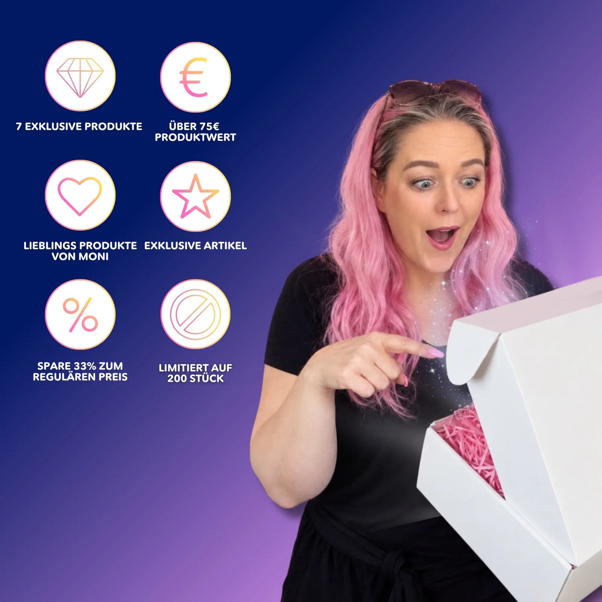 Limitierte Diamond Painting Mystery Box Geburtstag Edition mit exklusiven Zubehörteilen und Überraschungseffekt