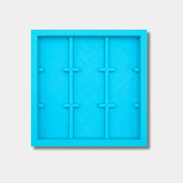 Blaues 3D Coverminder Brett mit Ablagefächern zur Aufbewahrung von Zubehör beim Diamond Painting
