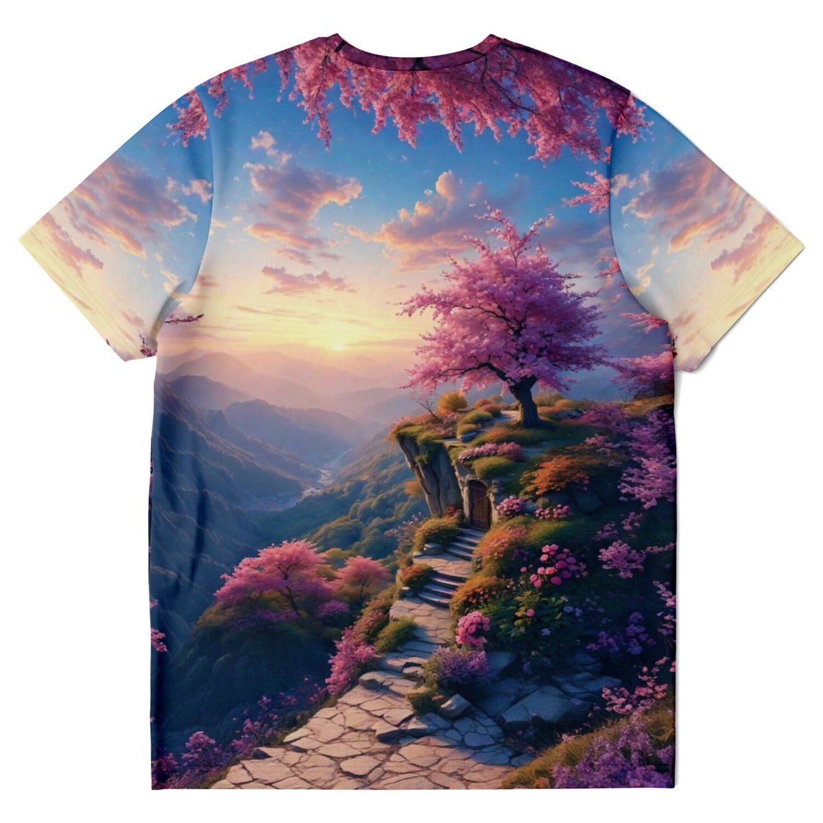 Dreamer T-Shirt mit traumhaftem Morgendämmerung Motiv, perfekt für Fans von Malen nach Zahlen und Diamond Painting