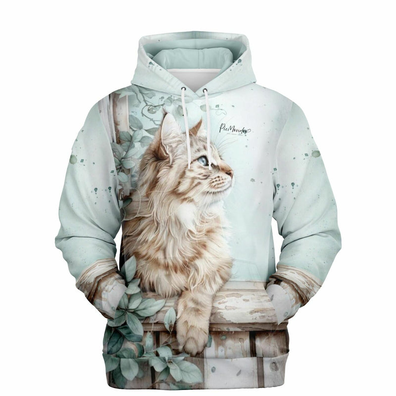 Dreamer Hoodie mit Kater Casimo Motiv von Susen Pfifferling, ideal für Fans von Malen nach Zahlen und Diamond Painting