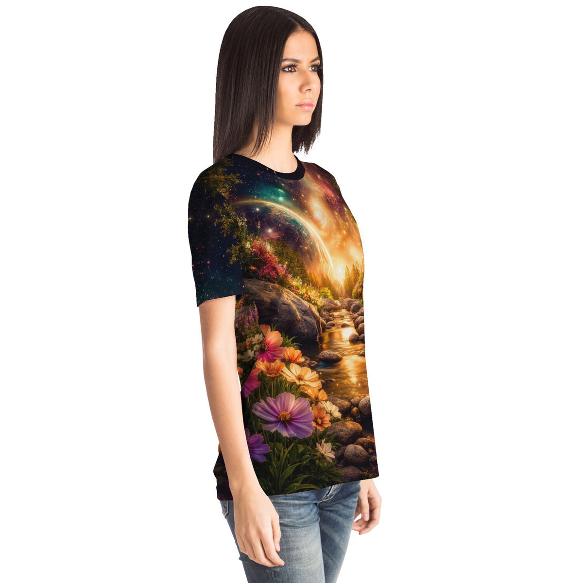 Dreamer T-Shirt mit mystischem Natur-Motiv, perfekt für Fans von Malen nach Zahlen und Diamond Painting
