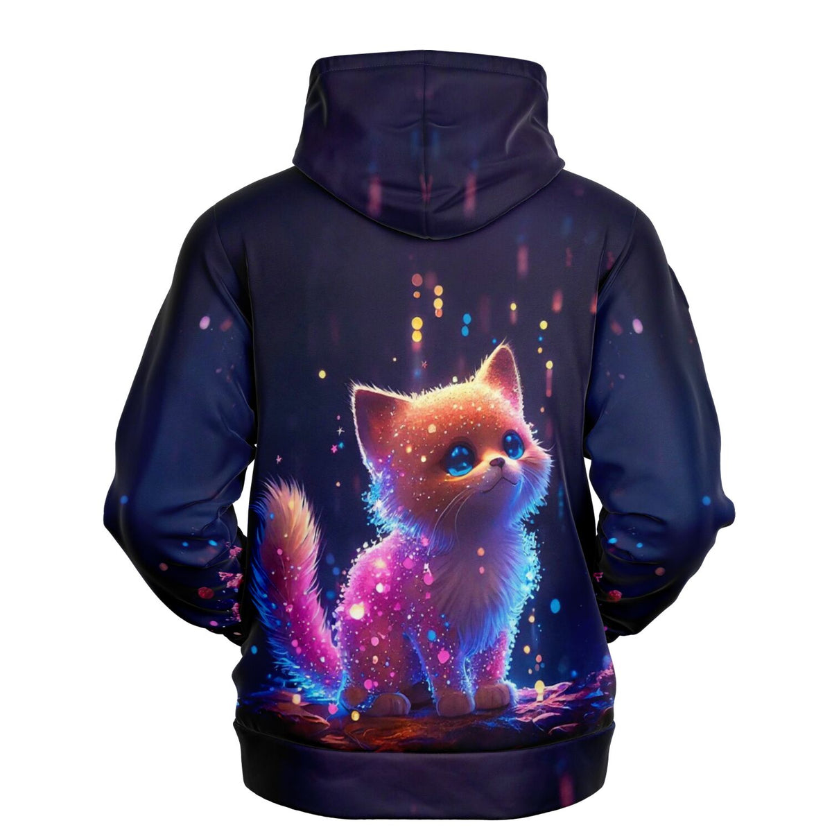 Dreamer Hoodie mit Leuchtbild Zuckerkätzchen im Stil von Malen nach Zahlen und Diamond Painting Motiven