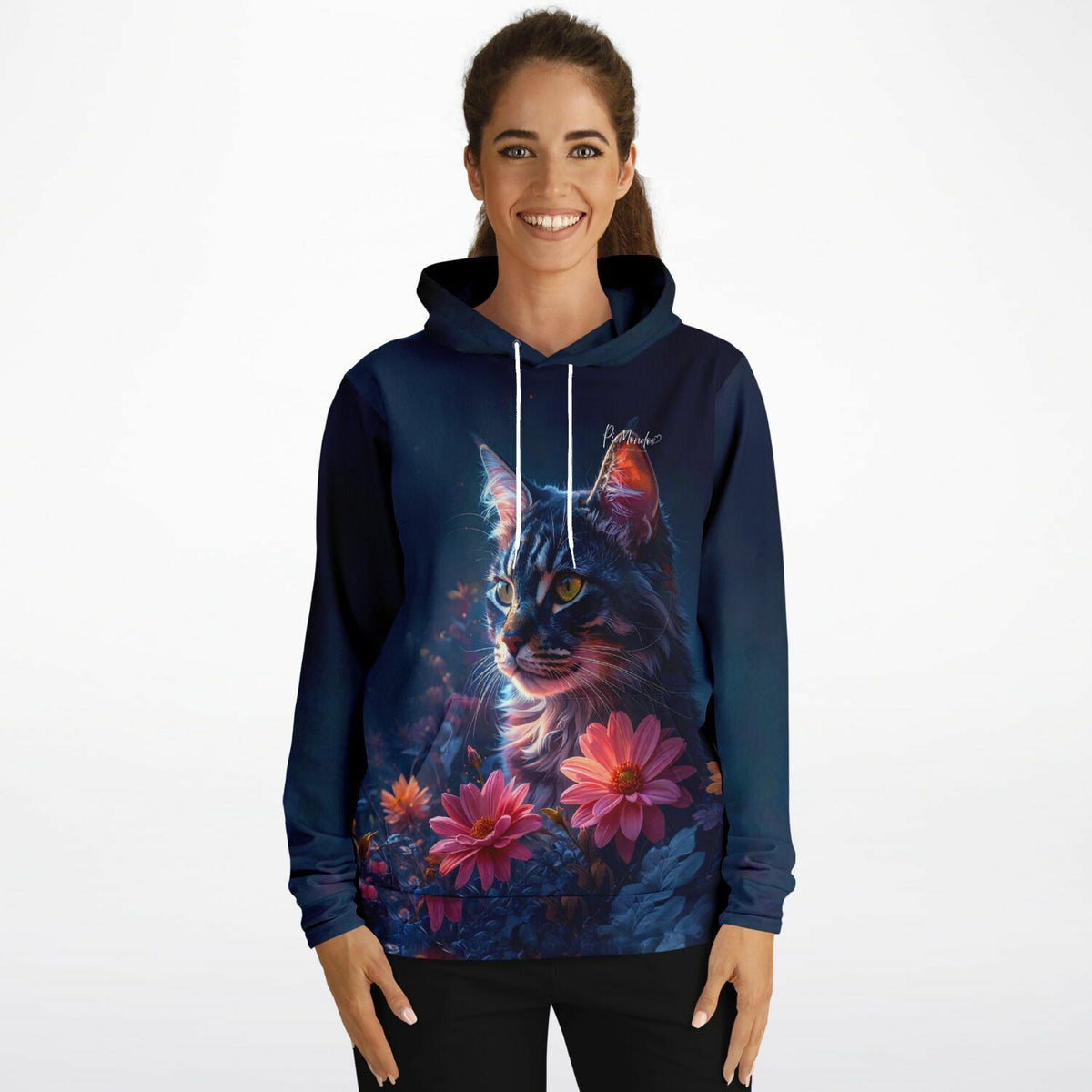 Dreamer Hoodie Segen der Bastet mit Katzen-Motiv, inspiriert von Diamond Painting und Malen nach Zahlen Designs