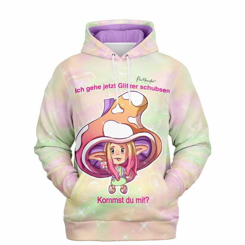 Dreamer Hoodie Moni Shroomi für Fans von Diamond Painting und Malen nach Zahlen mit süßem Pilz-Design