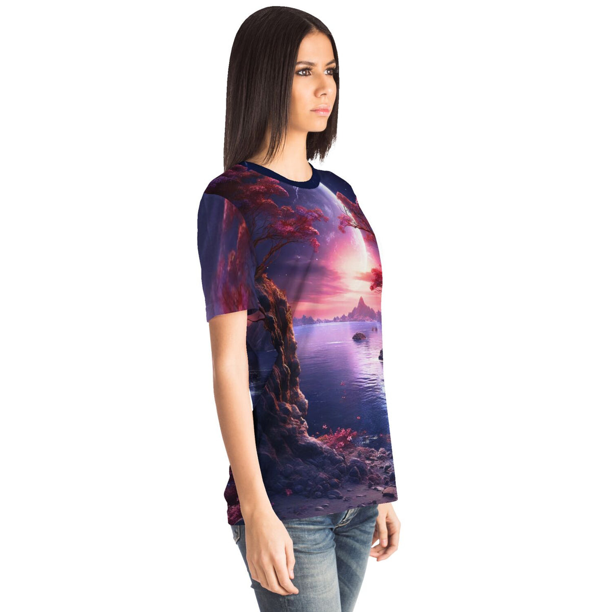 Dreamer T-Shirt Traum von Lunara mit fantasievoller Mondlandschaft im Stil unserer beliebten Diamond Painting Sets