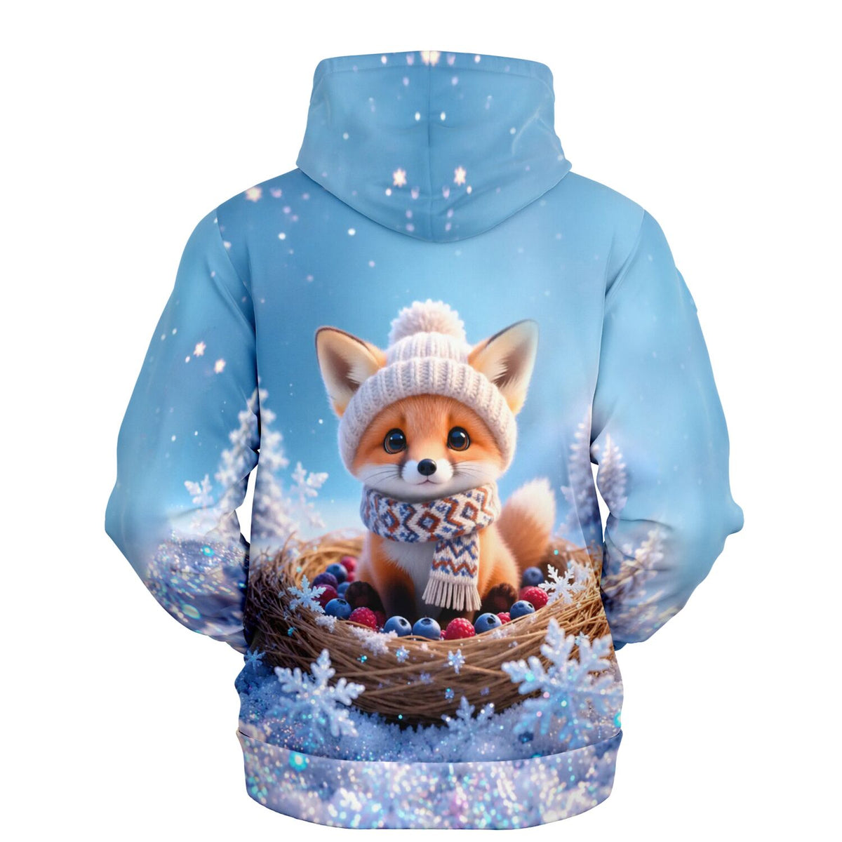 Hoodie mit süßem Fuchs-Motiv, perfekt für Fans von Diamond Painting und Malen nach Zahlen für Erwachsene
