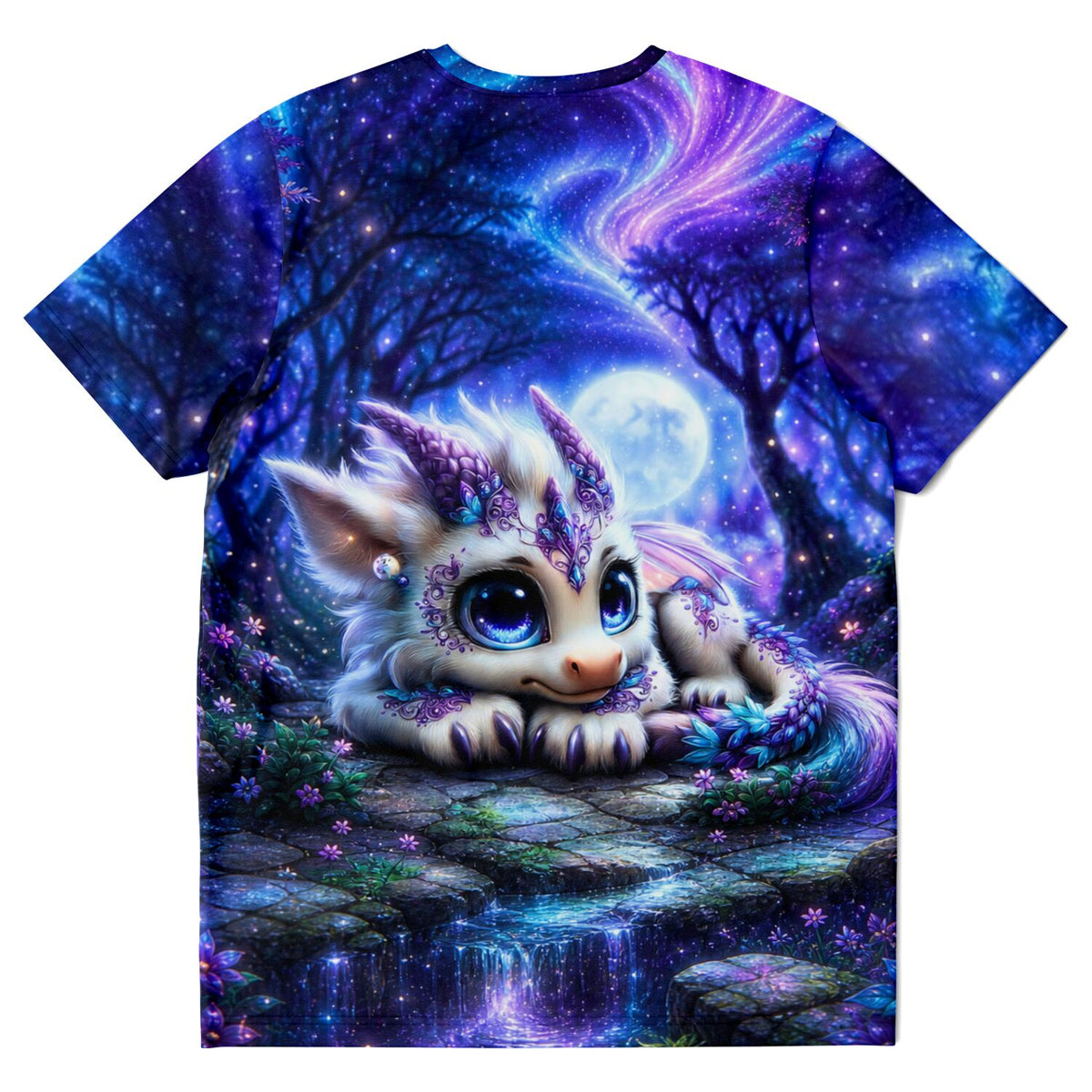 Dreamer T-Shirt Lunaris mit Drachen-Motiv, perfekt für Fans von Diamond Painting und Malen nach Zahlen Designs.