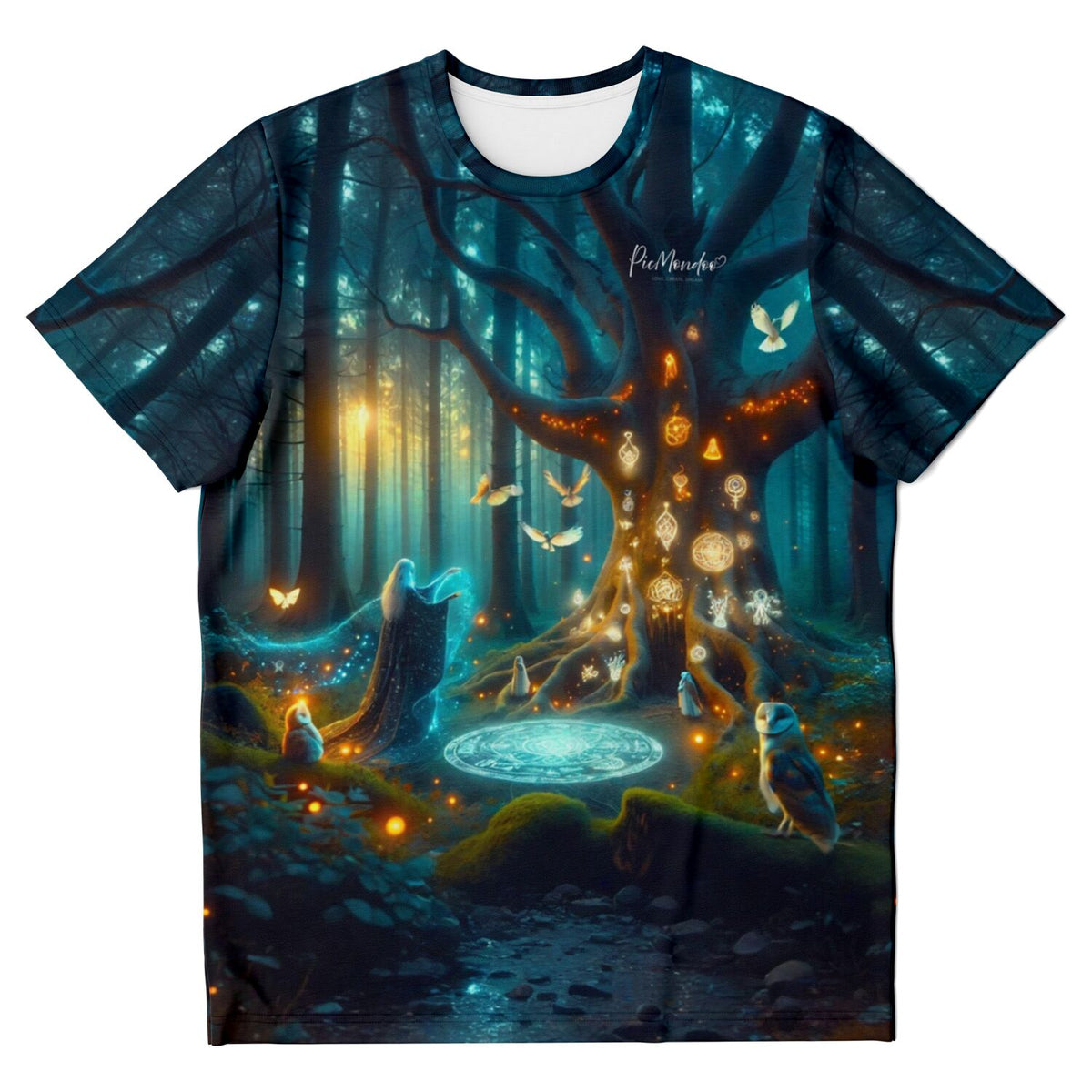 Dreamer T-Shirt Hexennacht mit magischem Wald Motiv für Fans von Diamond Painting und Malen nach Zahlen