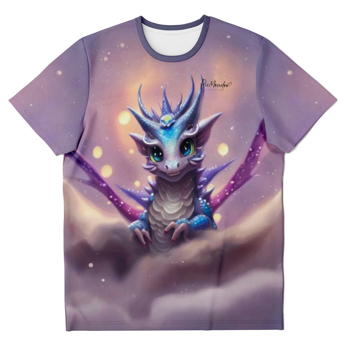 T-Shirt mit süßem Drachen-Motiv, das sich perfekt als Fan-Merchandise für Fans von Diamond Painting eignet.