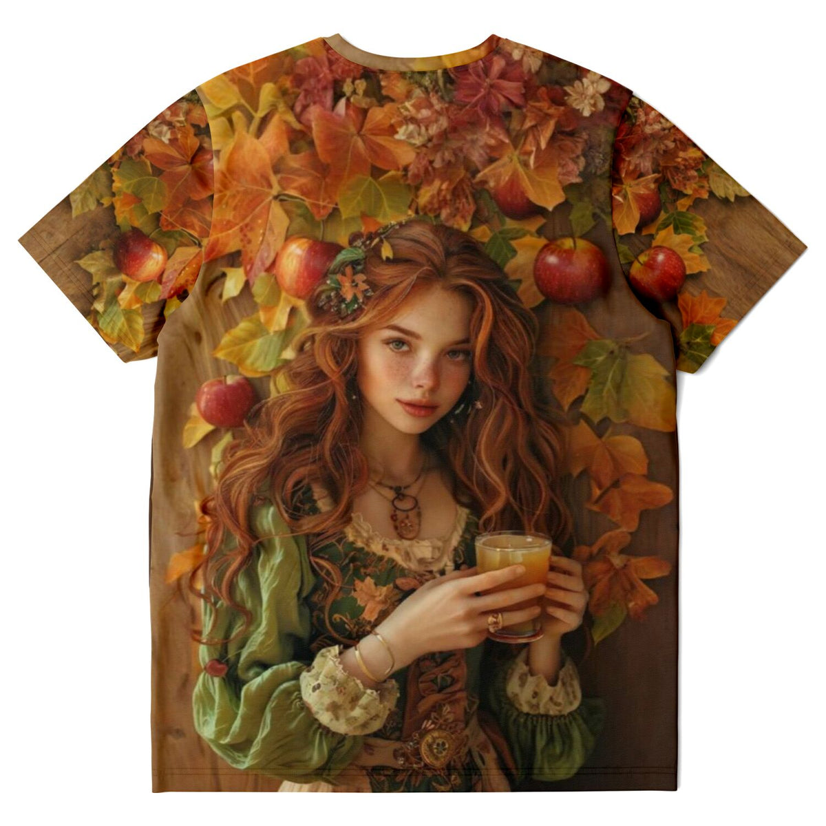 T-Shirt mit Apfelmädchen Ruby Motiv, ideal inspiriert von Malen nach Zahlen und Diamond Painting Vorlagen für Erwachsene