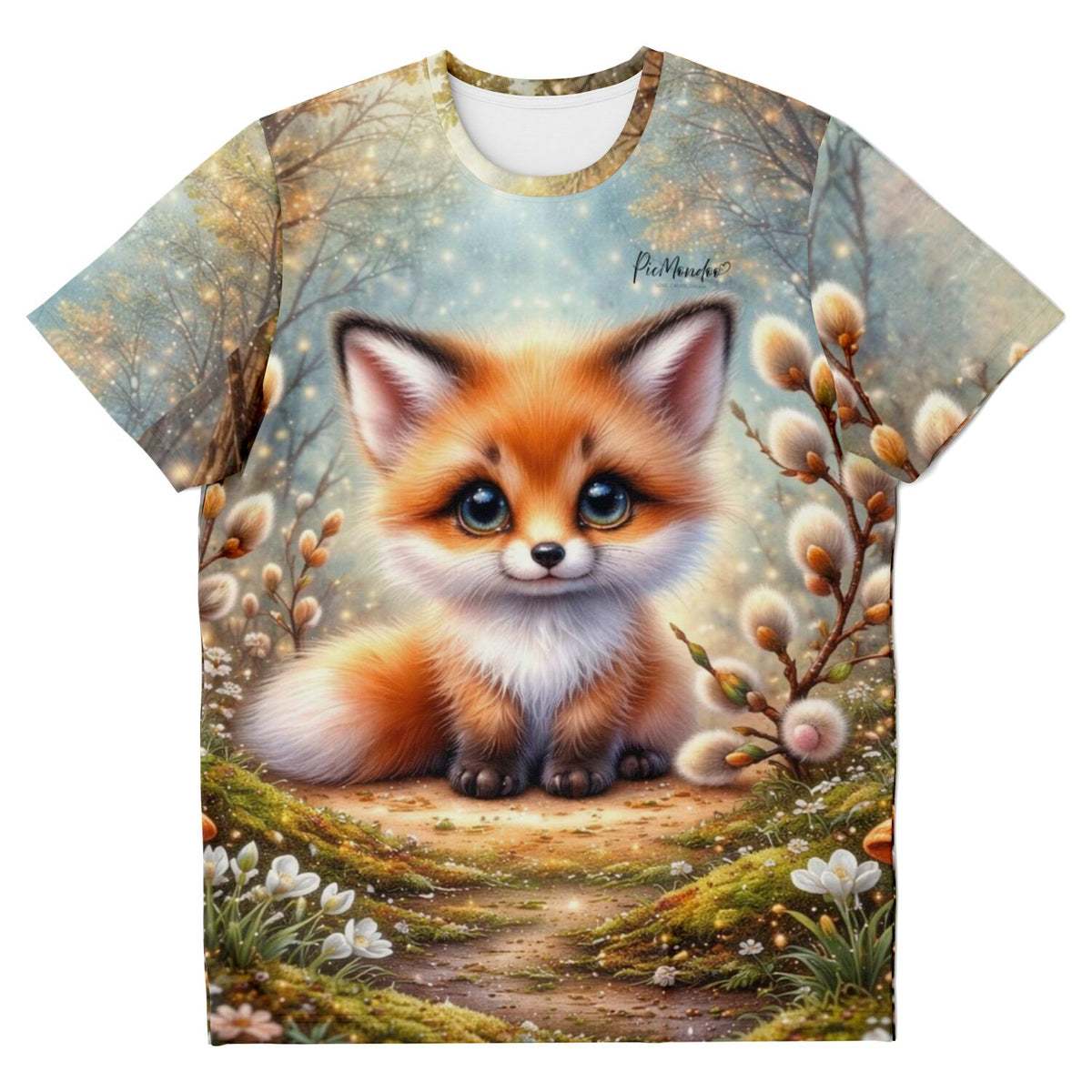 T-Shirt mit süßem Fuchs-Motiv, inspiriert von Diamond Painting und Malen nach Zahlen Designs für kreative Fans