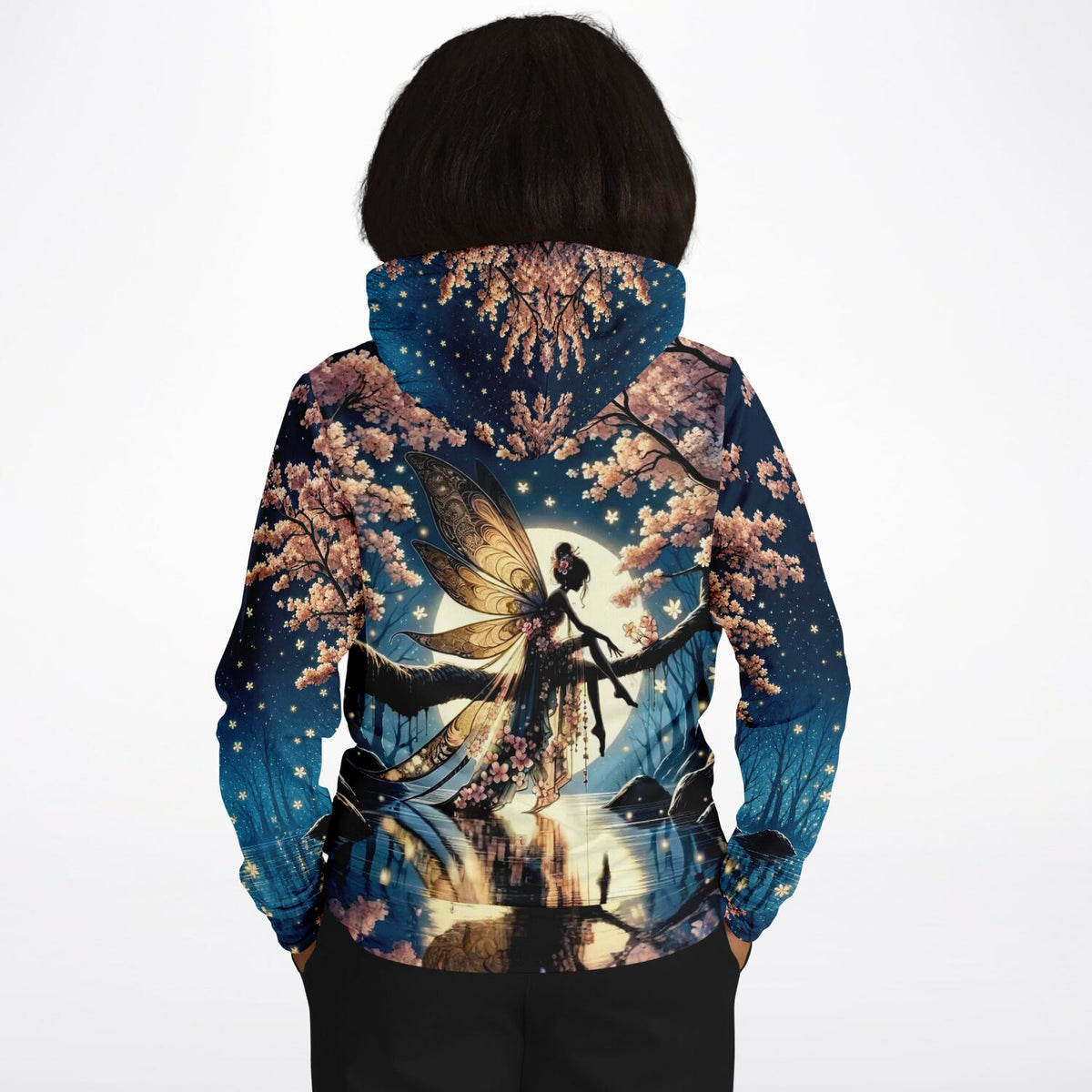 Dreamer Hoodie Mondscheinfee mit märchenhaftem Design, passend zu Motiven aus Diamond Painting und Malen nach Zahlen