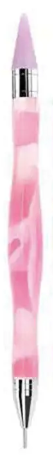 Rosa Diamond Painting Stift in Marmor-Optik als praktisches Zubehör für 5D Diamanten Painting und DIY-Kunstwerke.