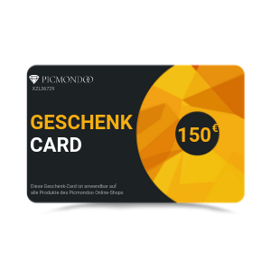 Picmondoo 150 Euro Geschenkgutschein für Diamond Painting und Malen nach Zahlen Sets