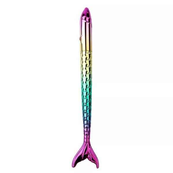 Bunter Diamond Painting Stift im Fischschuppen-Design als ergonomisches Werkzeug für dein Diamond Painting Set