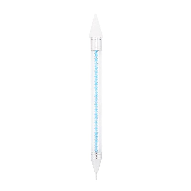 Blauer Diamond Painting Glitzerstift als präzises Zubehör zum Setzen von Diamanten bei 5D Diamond Painting Sets